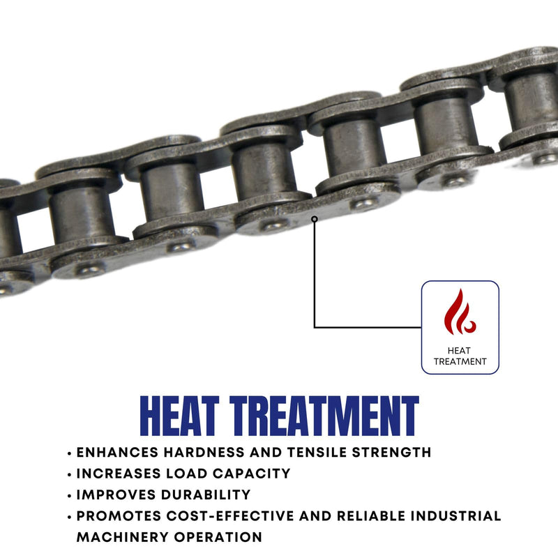 [Australia - AusPower] - Jeremywell 41 Roller Chain 3 Feet with 1 Connecting Links for Go Karts, Mini Bikes, Scooters, ATV, MTV, Dirt Bike and Other Industrial Machinery 1 Master Link 