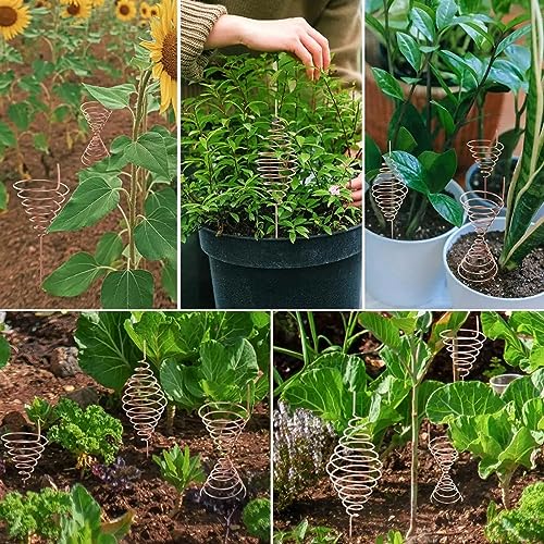2 Piece Fibonacci Coil Winder Electric Culture Gardening Copper Coil Antennas Winding Jig Garden Aerial Making Tool Plant Stakes