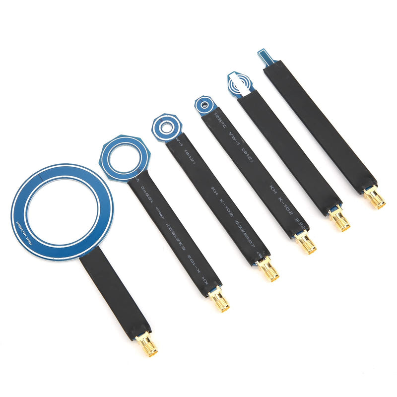 6-Piece Magnetic Near Field Probe H Field Probe Set EMI SMA PCB Line Radiation Male Test Antenna Tester 1.6 mm / 0.1 Inch