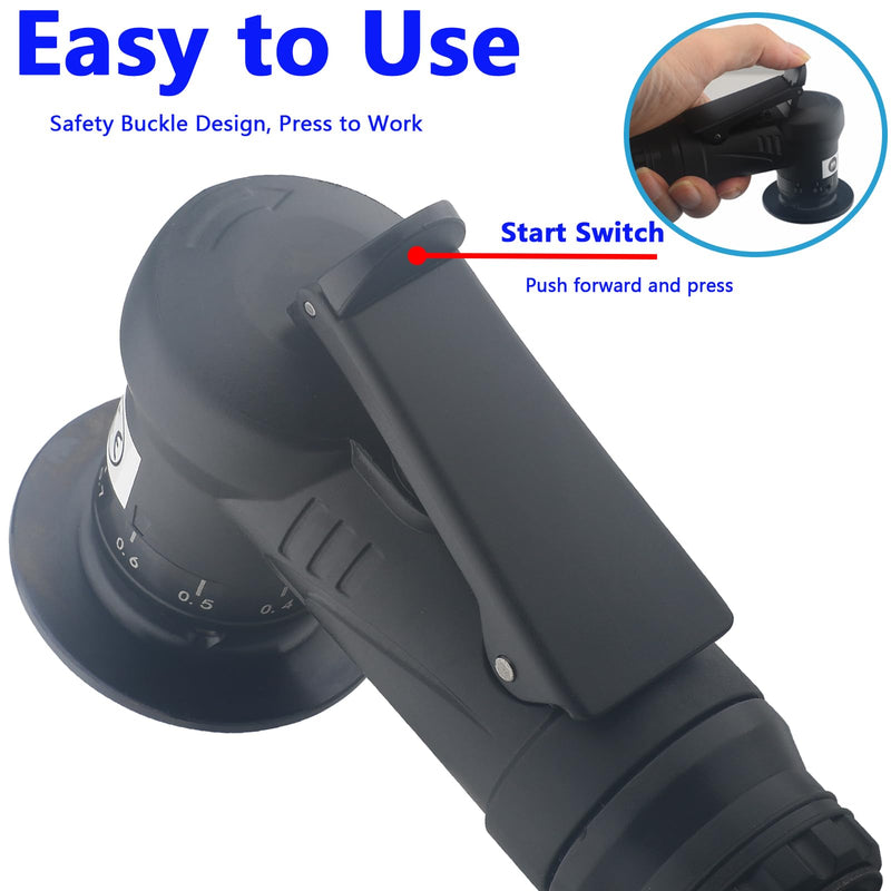 Pneumatic Chamfering Tool – 45° Mini Air-Powered Chamfer Machine for Beveling & Deburring, Adjustable Depth & Speed, 1/4" Air Inlet, R Angle Blades for Metal, Wood, Acrylic Chamfer Tool With R Angle Blades(8pcs)