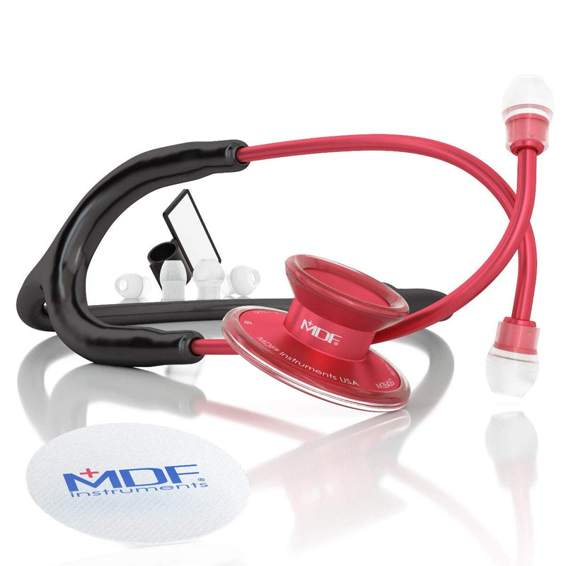 [Australia - AusPower] - MDF Instruments Acoustica Lightweight Stethoscope for Doctors, Nurses, Students + MDF LUMiNiX Illuminator Medical Professional Diagnostic Penlight 