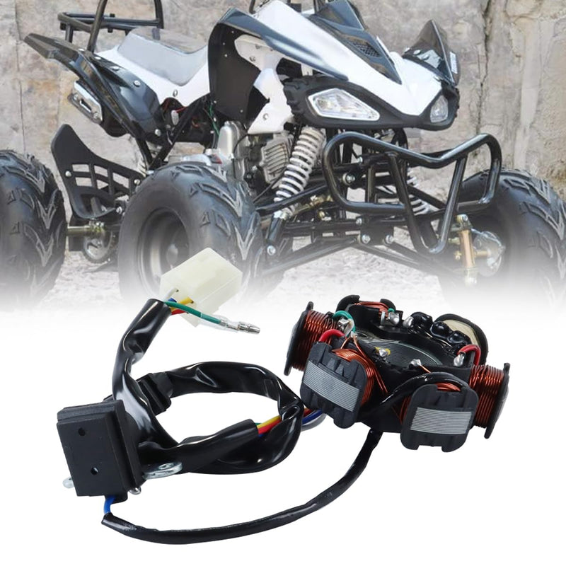 125 Lichtmaschine, Lichtmaschine 50 cm, Generator-Magneto-Statorspule, 6 Spulen, 5-Draht-Motorrad-Magneto-Statorspule, Ersatz für 50 CC 70 CC