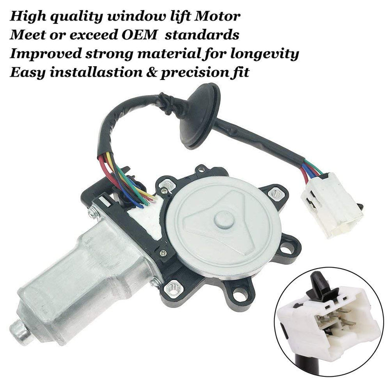 [Australia - AusPower] - Window Lift Motor Front Left Driver Side for 2003-2009 Nissan 350Z 2003-2007 Infiniti G35 2 Door Coupe Model Replace 80731-CD00A 80731CD00A 