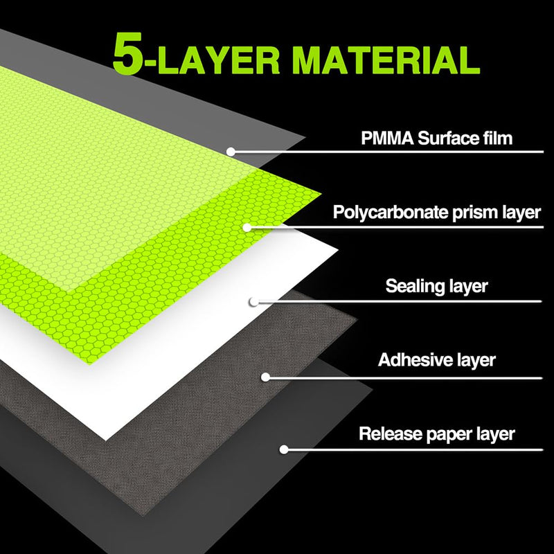 Reflective Tape 30 PCS - Waterproof Self-Adhesive Safety Stickers, DOT-C2 Reflector Tape for Outdoor Use on Bike/Truck/Car/Motorcycle/Clothing/Helmet, Fluorescent Green 1.18" X 3.15"