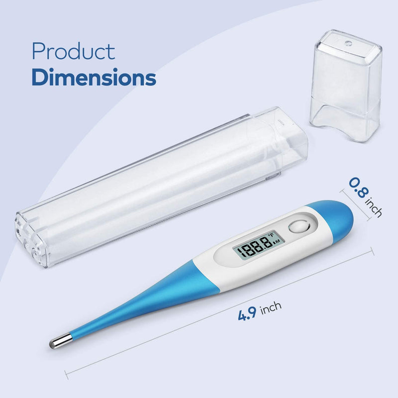 [Australia - AusPower] - Bundle of Thermometer for Adults, Thermometer for Fever with 10 Seconds 