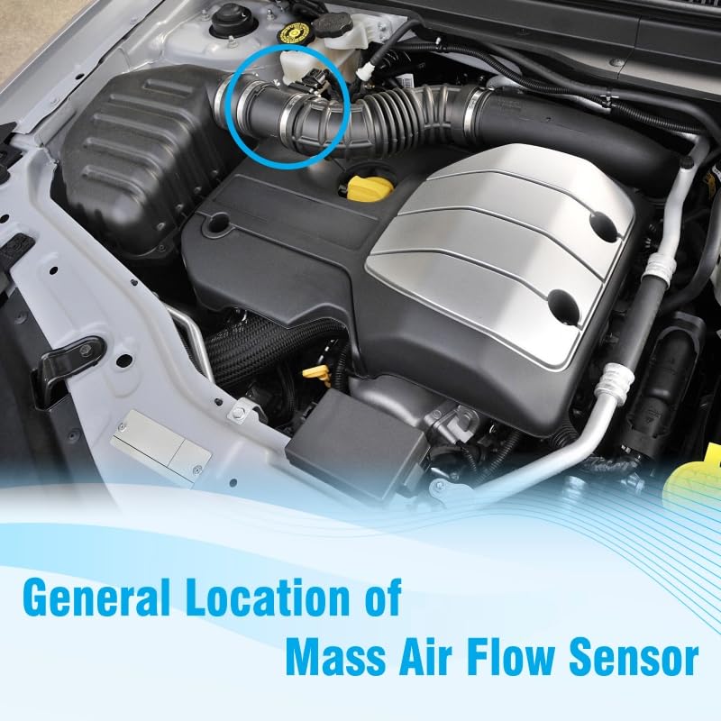 Mass Air Flow Sensor MAF Compatible With Altima Armada Equator Maxima Murano Pathfinder Quest Sentra TITAN Versa Xterra 22680-7S000