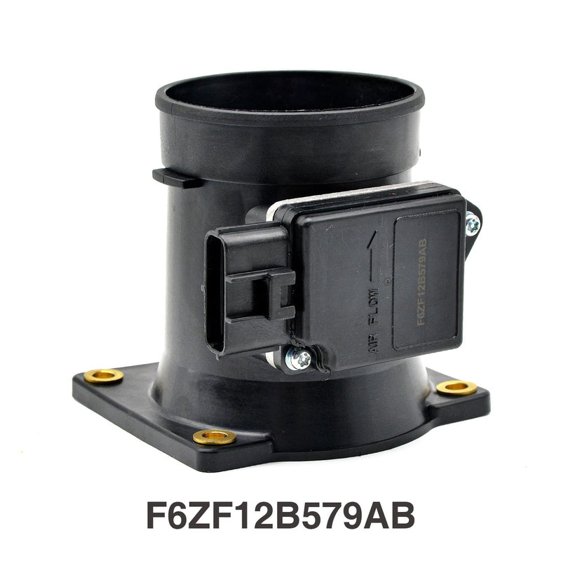 Mass Air Flow Sensor MAF 4 Pins Compatible with Ford Crown Victoria 4.6L 1996-2002, for Lincoln Town Car, for Mercury Grand Marquis, Replace# F6ZF12B579AB