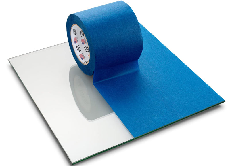 [Australia - AusPower] - Wide Blue Painters Tape, 4 inch x 60 Yards, 3D tape, 3D Printing Tape, Easy Clean Removal up to 21 Days, Masking Tape 1 