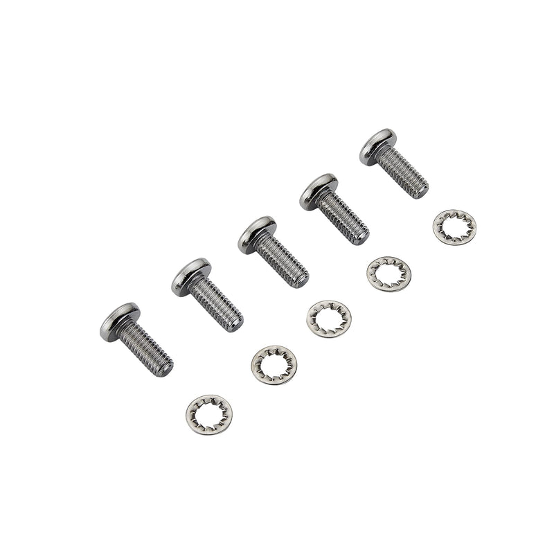 10PCS Screws Chrome Front Disc Brake Rotor TORX Bolts Fit for Harley davidson Touring Dyna Softail Sportster Street Glide with Cast Wheels OEM #43655 5/16-18*2