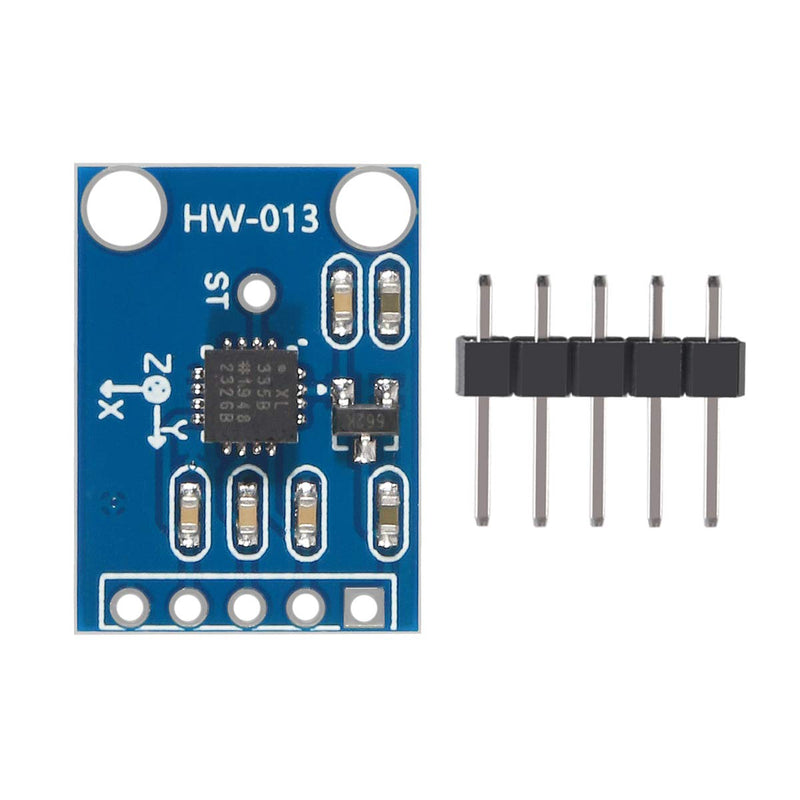 [Australia - AusPower] - 2PCS ADXL335 3-Axis Accelerometer Angular Transducer Sensor Module GY-61 Analog Output 3V-5V 