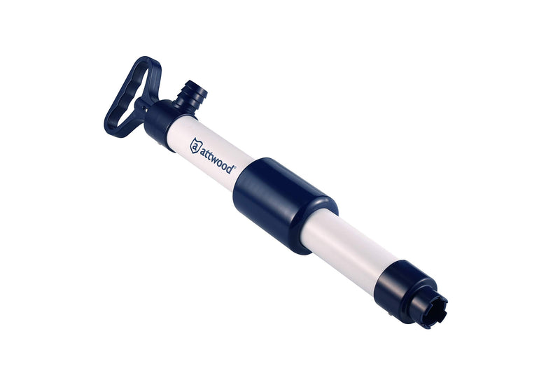 Attwood Manual Bilge Pump for Boats, 18-Inches, Hand Water Pump for Kayak, Canoe and Dinghy, Portable Handheld Siphon Bailer, 8 GPM, 11595-2