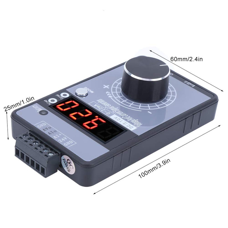 [Australia - AusPower] - Hanheld 0-10V 0-22mA Digital Signal Generator Adjustable Voltage Analog Simulator 