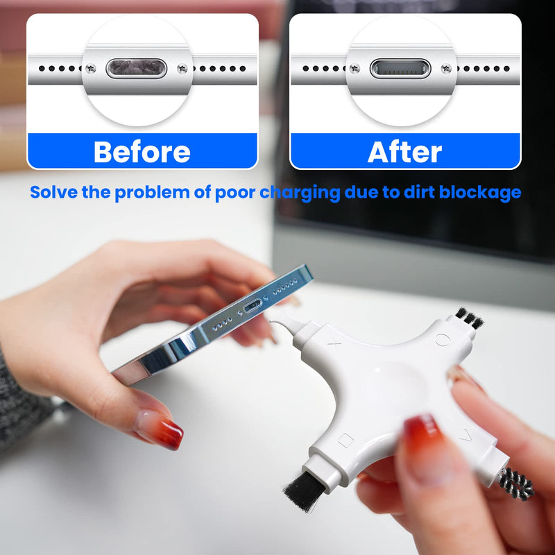 [Australia - AusPower] - CODOGOY iPhone Cleaning Kit Port Cleaner Repair & Restore Tool Soft Brush Cleaning Tool Fit for All Devices 