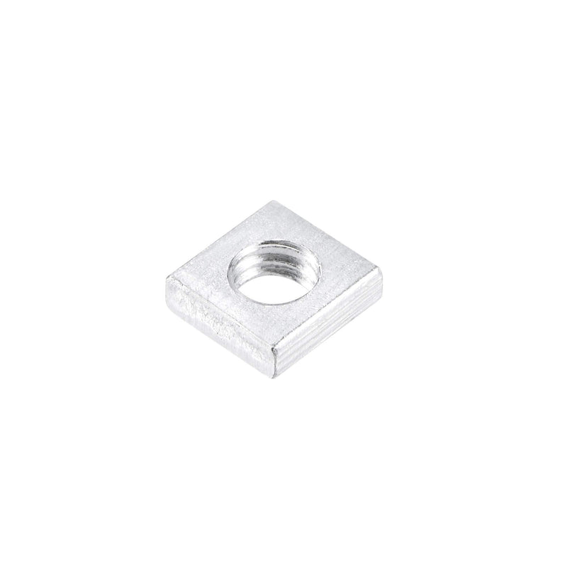 [Australia - AusPower] - uxcell Square Nuts, M4x7mmx2mm Zinc-Plated Metric Coarse Thread Assortment Kit, 25 Pcs 