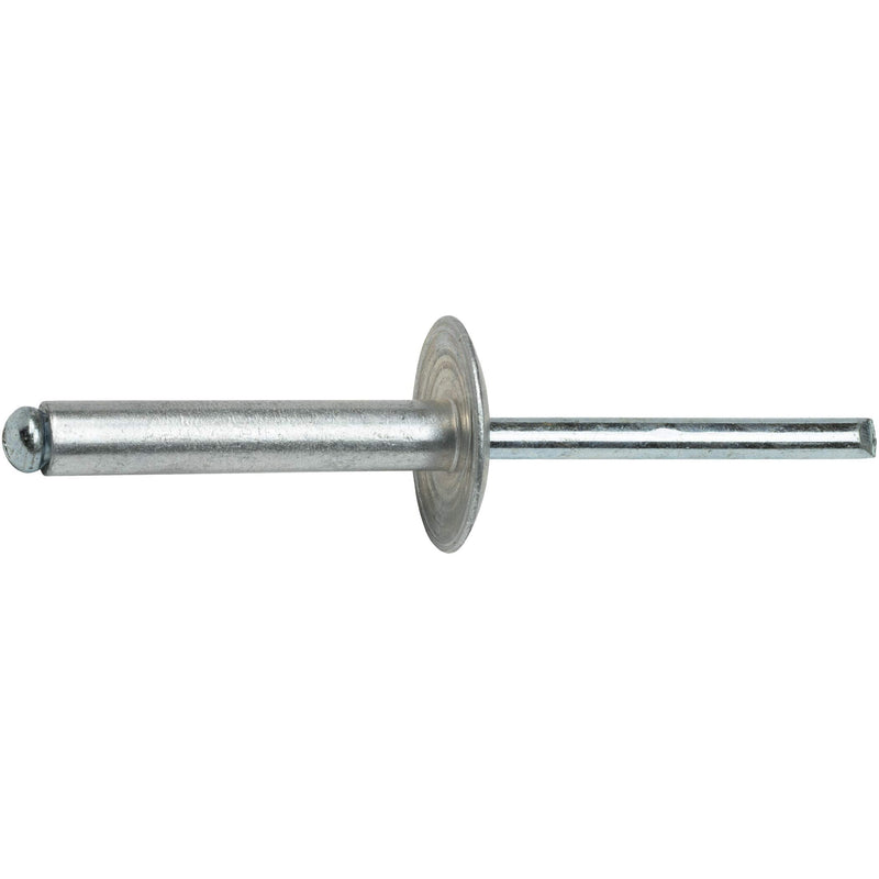 [Australia - AusPower] - Large Flange Pop Rivets 3/16" x 3/4" Aluminum Body Steel Mandrel Large Dome Head 6-12 Gap .626" - .750" Quantity 50 by Fastenere 3/16" x 3/4" (6-12) (50 Pack) 