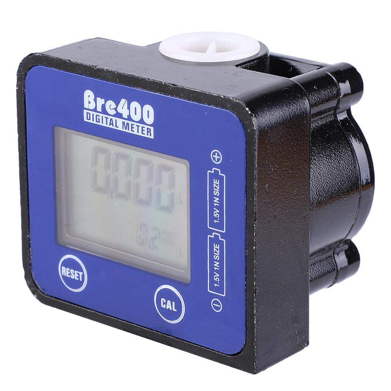 High Accuracy Flow Meter 1/2" Aluminum Alloy Measuring Oil Flowmeter LCD Display 5-Digit Reading Display Fuel Flow Meter -Control and Measure Low Flow,Valve Accessories