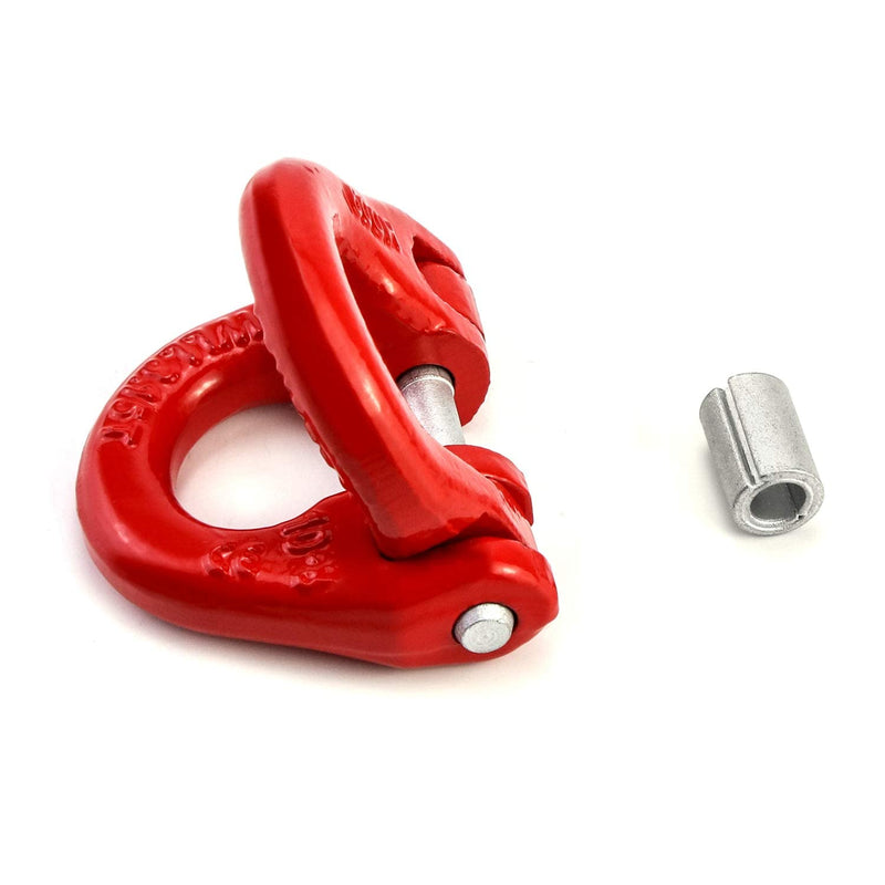 [Australia - AusPower] - 2 Pack G80 Alloy Steel Hammerlock Coupling Link, 5/16" Hammer Lock Safety Chain Connector Link 4400 lbs Working Load Limit 4400-2Pcs 