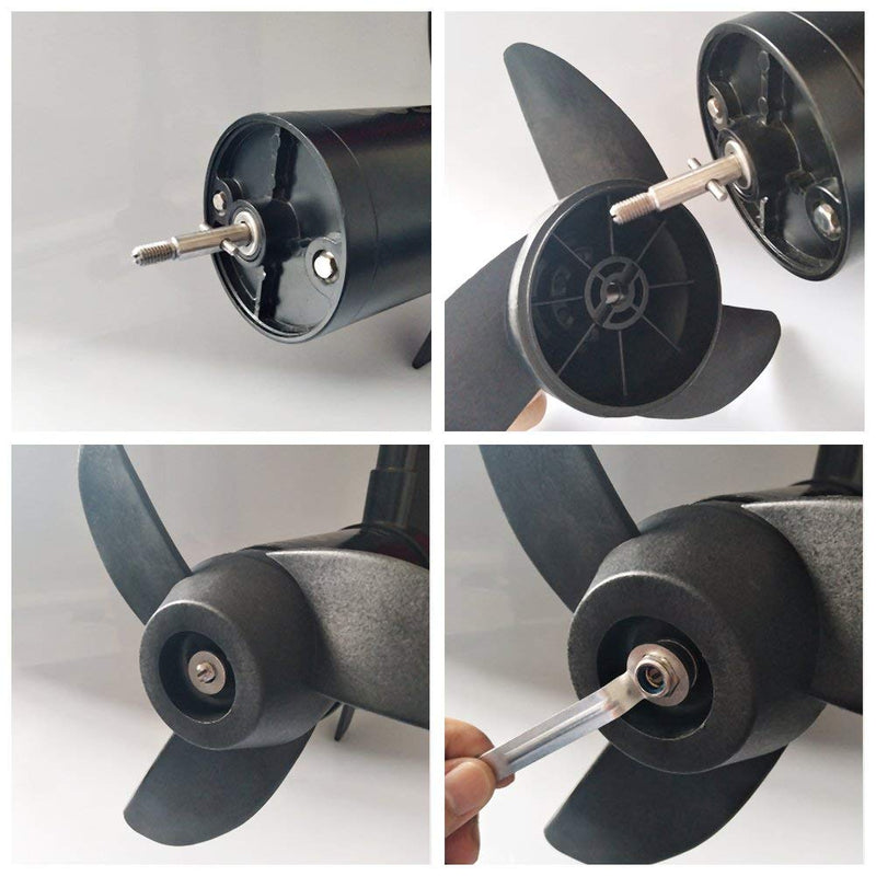 Replacement Trolling Motor Prop ，Trolling Motors Mount Accessories (3 Blade 50lb 55lb 62lb 86lb Thrust)