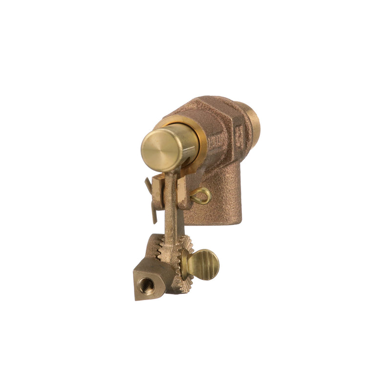 Watts 500 Series 1/2" Bronze Heavy Duty Float Valve, Female NPT Threaded Inlet, Tank Wall Mountable, Machined Flange, Serrated Arms, Replaceable Seals, Max Working Temperature 180° F 0.5 Inch