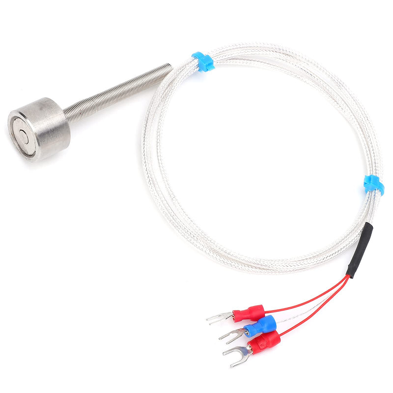[Australia - AusPower] - Magnetic Temperature Sensor PT100 Stainless Steel Thermistor Probe -60 to +150°C 5m Cable Temp & Humidity Sensor 