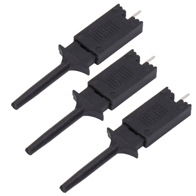 [Australia - AusPower] - 10Pcs Mini Grabber,Test Hook Clips SMD IC Mini Jumper Probe Test Hook Grabber Clips, for Logic Analyzer Electronic Experiment Multimeter 