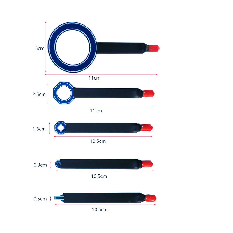 [Australia - AusPower] - 2024 Upgraded Two Sides Near Field Probe Magnetic Field Antenna PCB Locate & Identify Interference Source Radiation Magnetic SMA Female Interface 