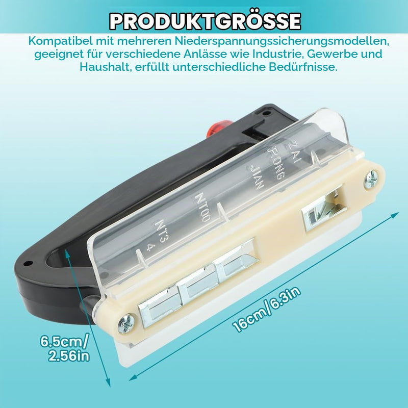 Attachment handle for NH fuses, 500 V insulation voltage | Universal flame retardant N-H handle, compatible NT00 NT1 NT2 NT3 NT4