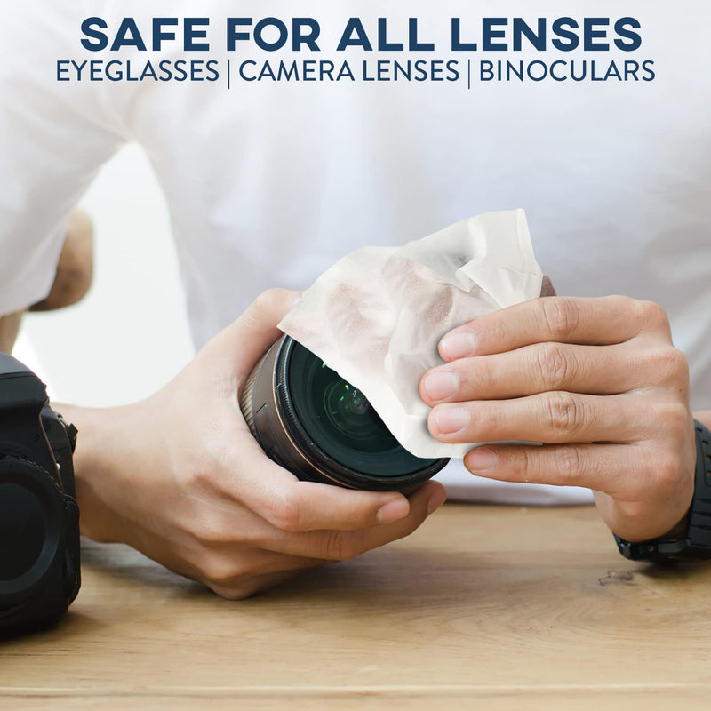 [Australia - AusPower] - Care Touch Lens Cleaning Wipes for Eyeglasses, 210ct - Individually Wrapped, Eye Glass Cleaning, Lens Wipes for Glasses/Sunglasses, Packaging May Vary 210 Count (Pack of 1) 