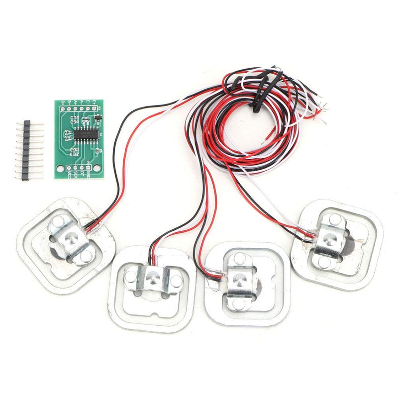 Load Cell Kit Half Bridge 100kg Force Sensor Strain Gauges HX711 Modules + 4 Individual 50kg