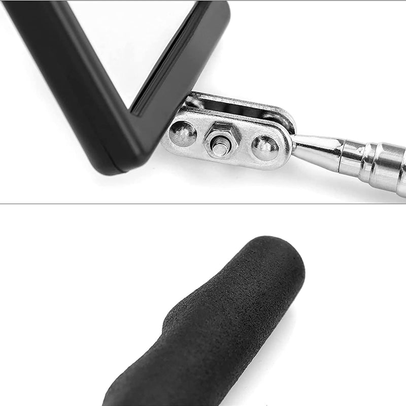 [Australia - AusPower] - Inspection mirror telescoping with light Mirror practical addition to car repair, and anyone's toolbox Inspection Tool for Checking Vehicle, and Other Small Parts Extended (Inspection mirror-4PCS) 