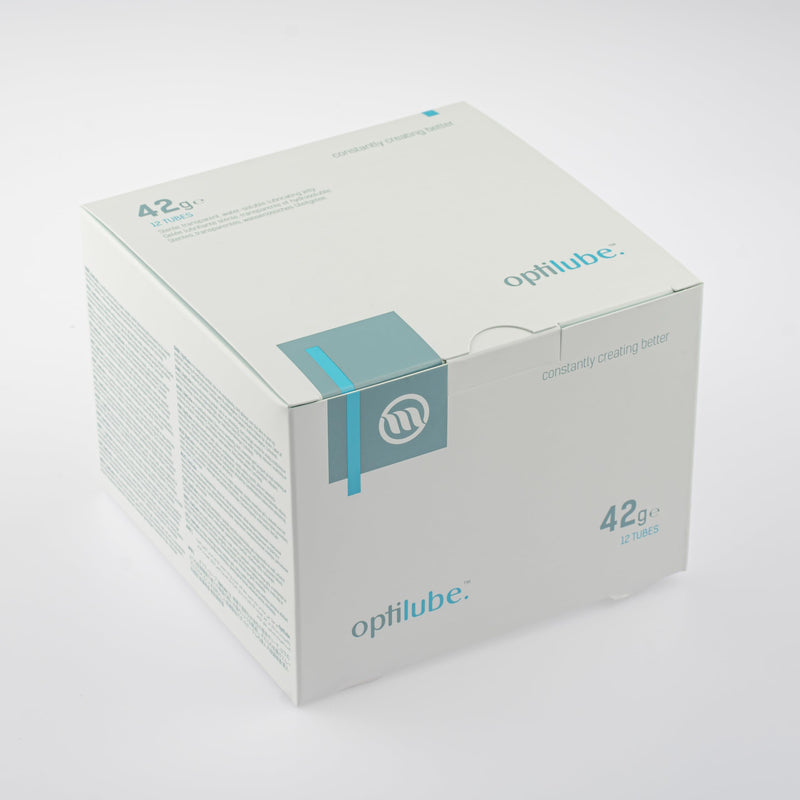 OptiLube Tubes - Sterile Lubricant in 5 g, 42 g, 82 g and 113 g Tubes, Water-Soluble with Simple Folding Cap 42 g (Pack of 1)