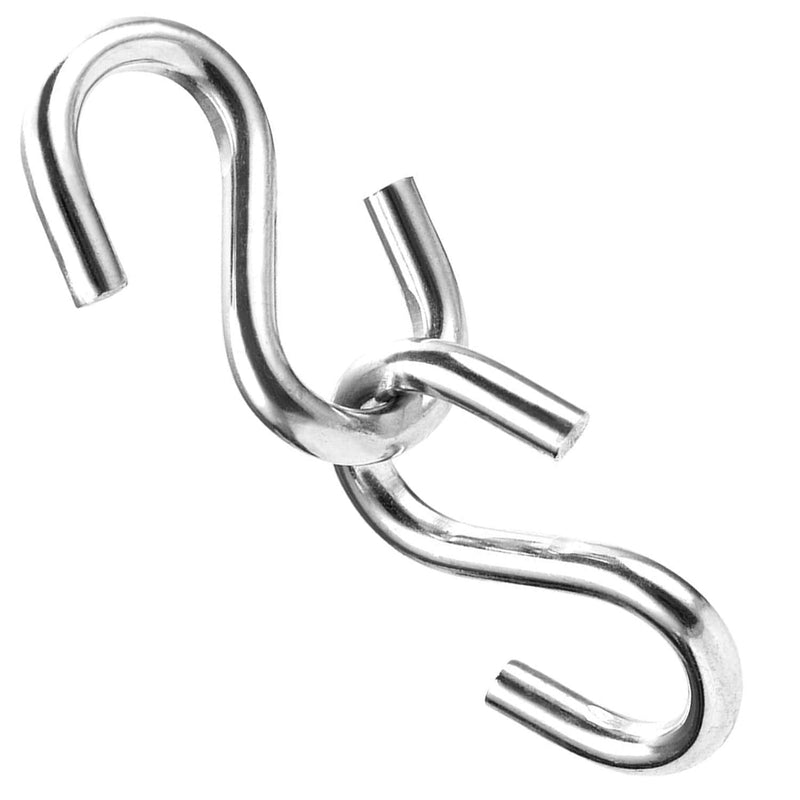 [Australia - AusPower] - Axe Sickle 304 Stainless Steel 3 Inch S Hooks Heavy Duty Hanging Hook S Shaped Utility Hook for Hanging and Utility Use, Loads up to 550 lbs, 4 Pcs 