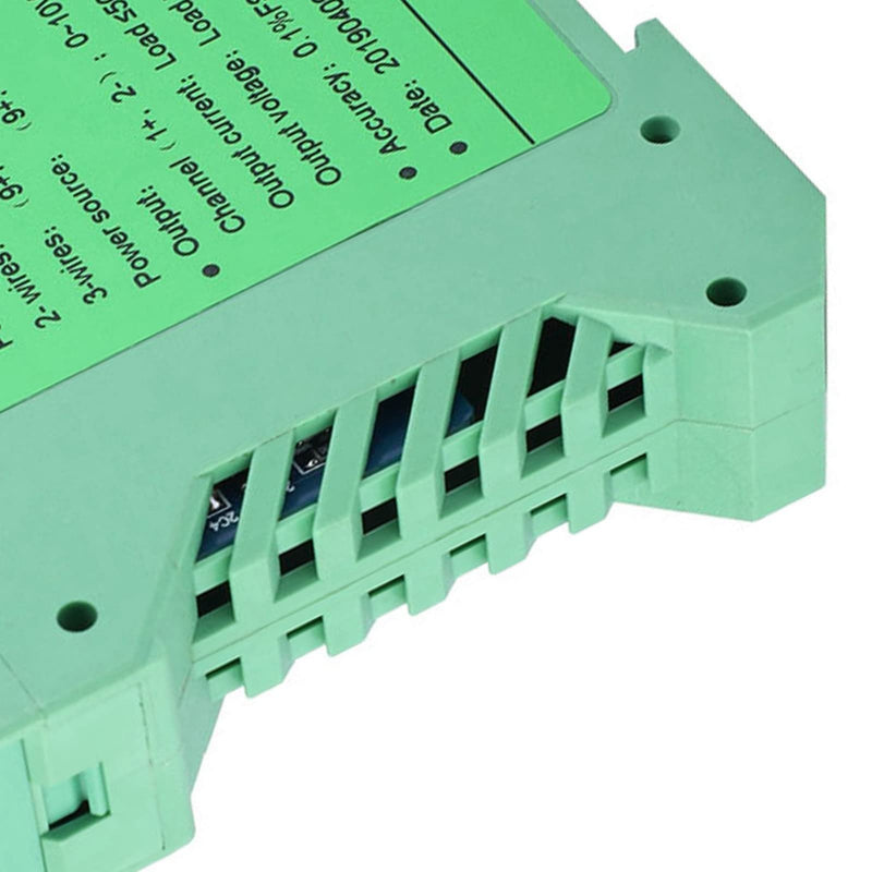 [Australia - AusPower] - GLG DC Signal Conditioner, DC Current Signal Isolator Transmitter, Low Power Consumption PLC Detect Signal Conditioner for Mechanical Equipment (One Input and one Output 4-20mA to 0-10V) One input and one output 4-20mA to 0-10V 
