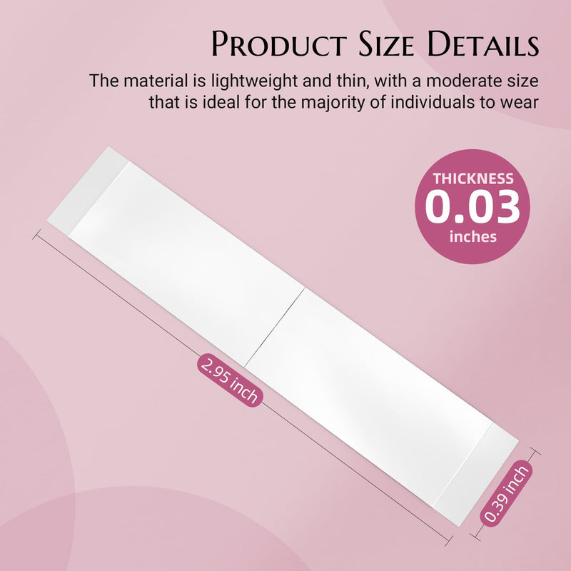 Fashion Tape for Women – Strong Hold Double-Sided Clothing Tape, Invisible Body Adhesive for Clothing, Skin-Friendly Fabric Tape for Secure All-Day Wear 0.53in*3.05in Clear