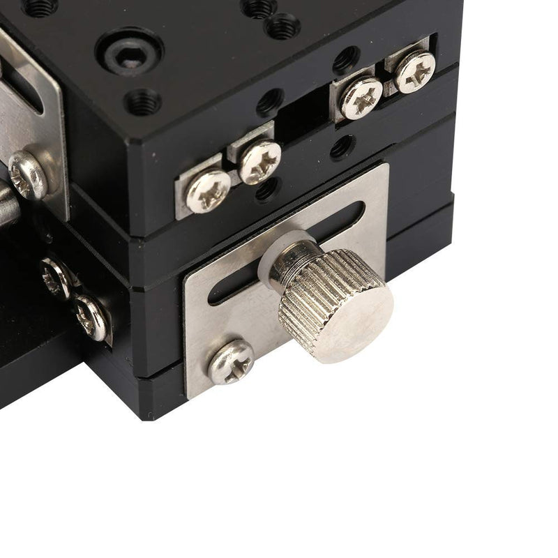 [Australia - AusPower] - 40x40mm Aluminum Alloy Manual XY Linear Stage,Micrometer Manual Slide Table,Used for Capacitive ,for Precision Inspection,Mechanical Positioning,Optical Waveguide Alignment 
