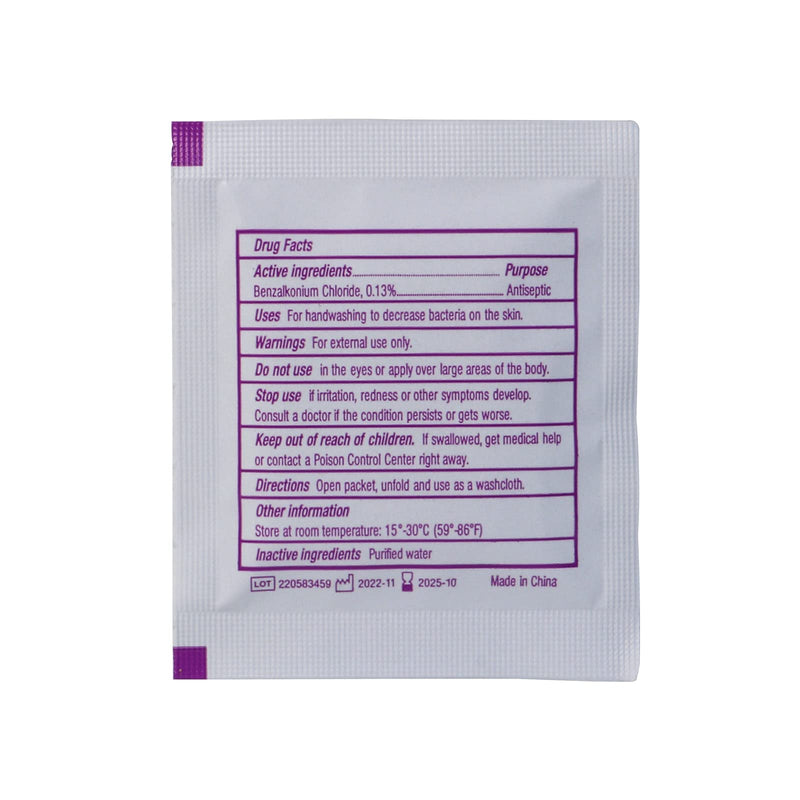 [Australia - AusPower] - Ever Ready First Aid Benzalkonium BZK Wipes, 5x7, 100 Count 100 Count (Pack of 1) 
