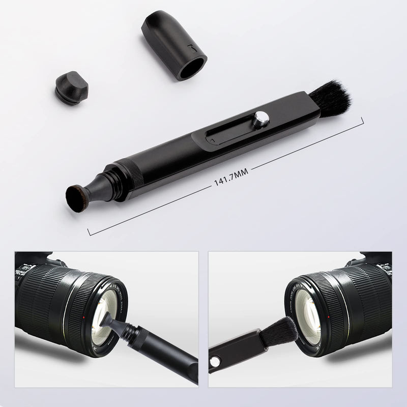 [Australia - AusPower] - Vsgo V-P01e Professional Lens Cleaning Pen Lens Brush Double-Ended Lens Pen With Soft Brush And Nano Optical Carbon Compatible For Camera Lens Cleaning, Optical Lens, Glasses Cleaning And Other Lenses 