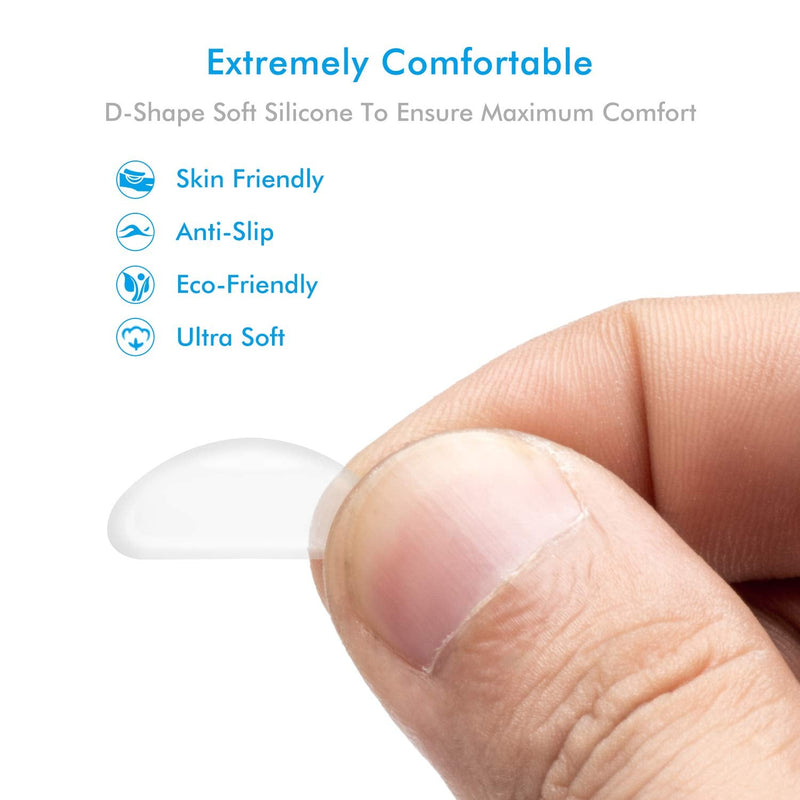 [Australia - AusPower] - Silicone Adhesive Eyeglass Nose Pads - 20 Pairs Nose Pads for Eyeglasses 