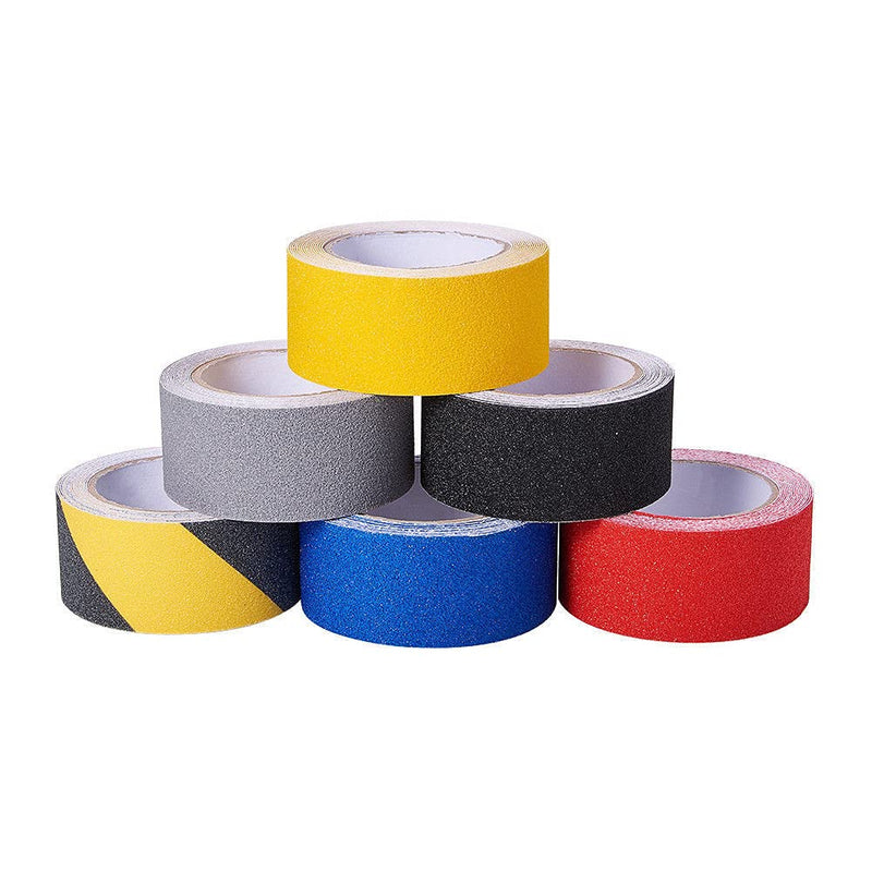 Anti Slip Tape Heavy Duty Non Skid Treads Safety Tape for Stairs Outdoor/Indoor(5m×50mm, Yellow&Black) 5m×50mm