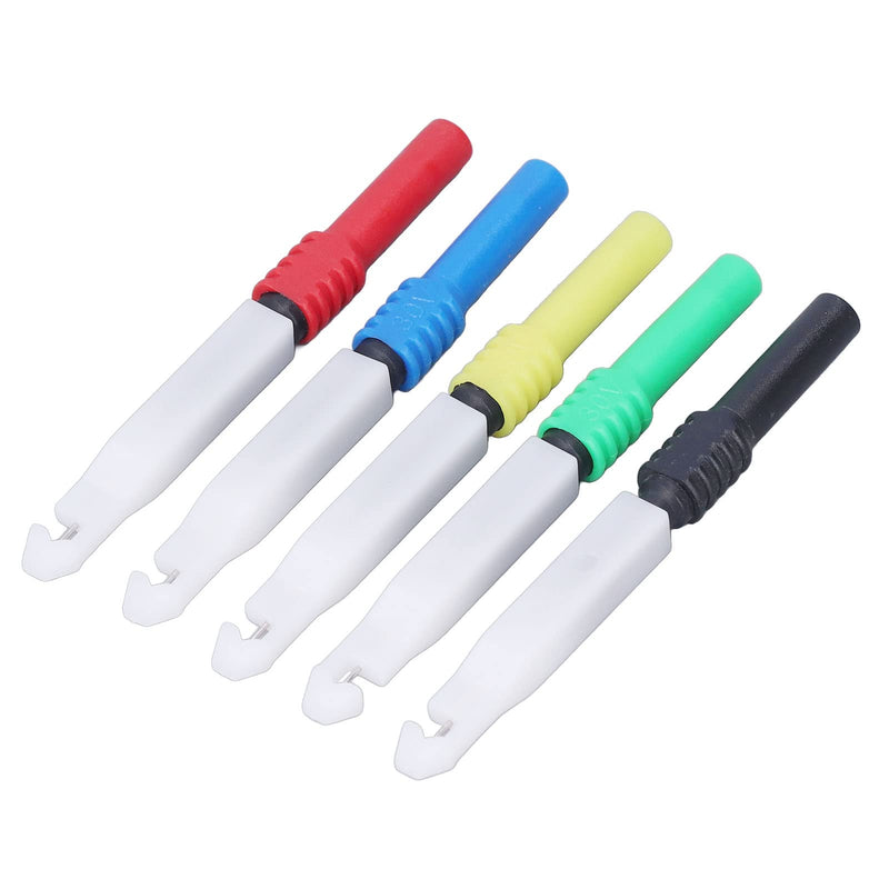 [Australia - AusPower] - Wire Piercing Test Needles Set, 0.7mm, 5 Colors, 30VAC-60VDC, for Automotive Diagnostics 