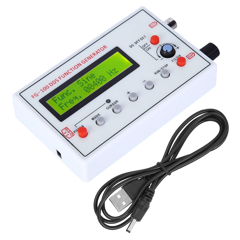 Signal Generator, DDS Function Generator, Signal Source Module Frequency Counter, Sine Frequency 1Hz-500KHz, Frequency Meter