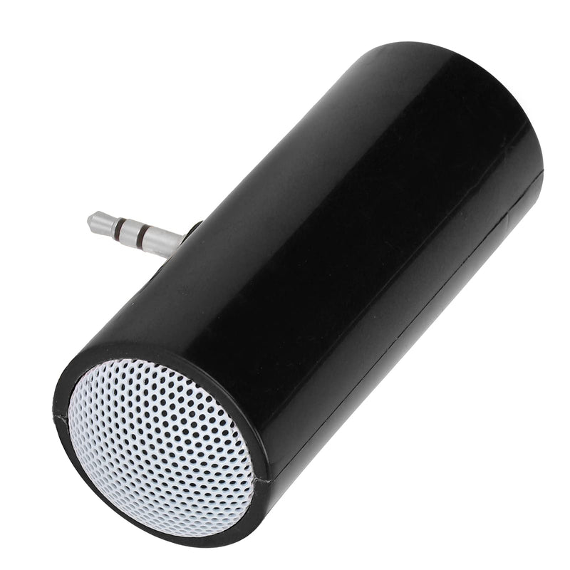 [Australia - AusPower] - PUSOKEI Mini Portable Speaker, Wireless Plug in Speaker with Clear Bass 3.5mm AUX Audio Interface, Plug and Play for Smartphone Tablet Computer MP3 and MP4(Black) black 