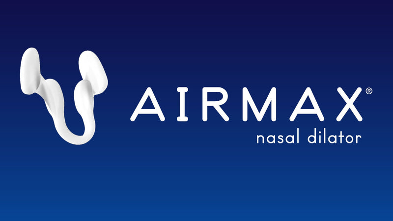 Air Max AIRMAX nasal dilator, medium clear snoring aid for better airflow and easier breathing