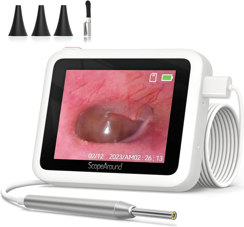 [Australia - AusPower] - Ear Specula Set for ScopeAround Digital Otoscope, Set of 50 Pieces, Replacement Otoscope Tips, Ear Speculum, Compatible with ScopeAround SA39W/SA39i/M28/MS450 Otoscope 