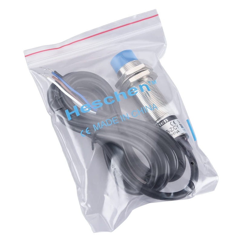[Australia - AusPower] - Heschen M18 Capacitive Proximity Sensor Switch, Non-Shield Type, LJC18A3-B-Z/CY, Detection 10mm, 10-30VDC 200mA, PNP NO+NC, 4 Wires 