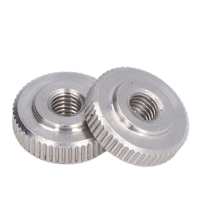 [Australia - AusPower] - Knurled Thumb Nut 304 Stainless Steel Knurled Flat Head Through Hole Handle Nut Tightening Nut Knurled Knob(M5) M5 