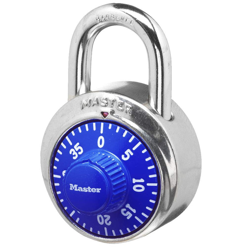 [Australia - AusPower] - Combination Lock for Gym Lockers  Master Lock Locker Combination Padlock, Pack, Blue  The Ideal Combo Lock for School/Gym Locker Security 