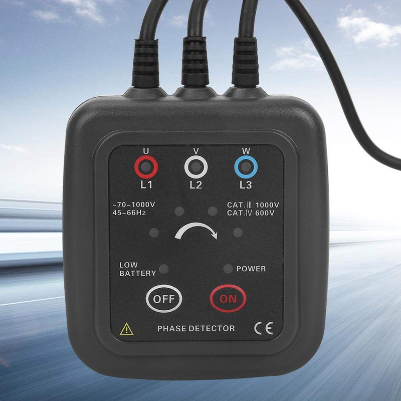 [Australia - AusPower] - Non-Contact Phase Sequence Detector, AC 70-1000V ETCR1000C Magnetic Base Phase Meter 