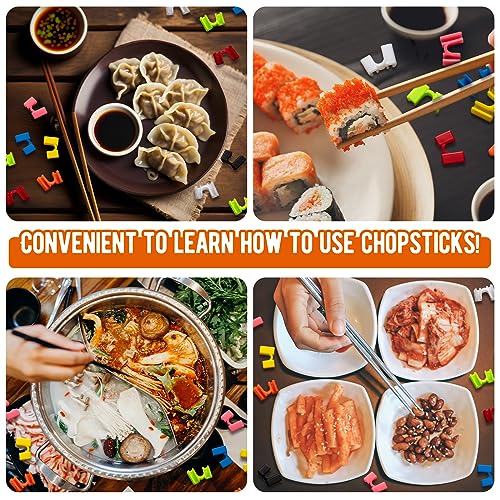 500 Pcs Reusable Chopsticks Helper Training Chopstick for Beginner 500