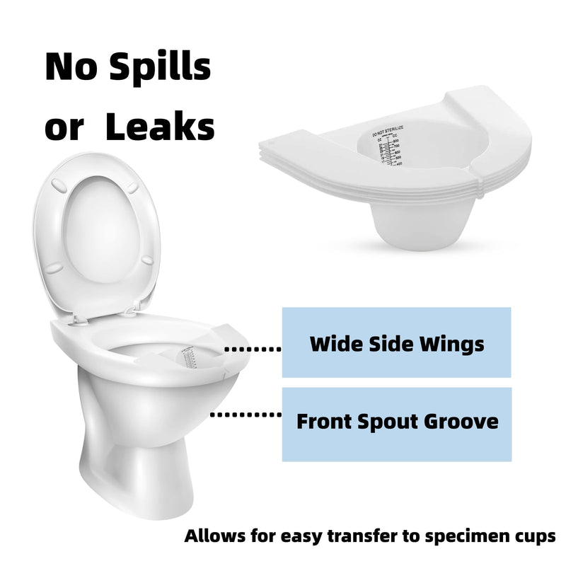 [Australia - AusPower] - Urine Collection Hat for Toilet, Female Urinal Stool Sample Collection Kit, Toilet Hats to Catch Urine Cups Pee Cup Urine Collector for Women (1) 1 
